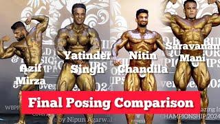 Nitin Chandila VS Yatinder Singh Vs Sarvanan Mani Vs Azif Miriaz - Mr Universe 2024