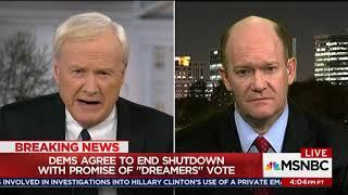 Sen. Coons joins Hardball January 22, 2018