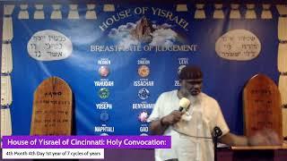 The House of Yisrael of Cincinnati: Current Events and Early teachings and Evening Teachings