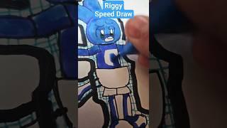 Riggy Speed Draw @DannoDraws #shorts #shortsfeed #art #riggy #dannodraws #antsart #sub