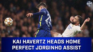 Kai Havertz Heads Home Perfect Jorginho Assist | Chelsea vs. Real Madrid | UCL Quarterfinal