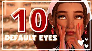 10 Default Eyes + Link // The Sims 4