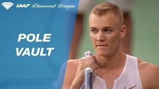 Sam Kendricks 5.96 Wins Men's Pole Vault - IAAF Diamond League Paris 2018