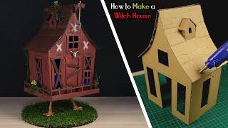 DIY I How to Make a Witch House using Cardboard