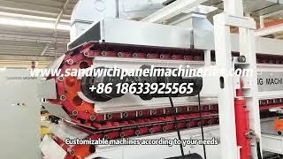 PU Sandwich Panel Machine Trial Run, Professional Production of PU Sandwich Panel Equipment