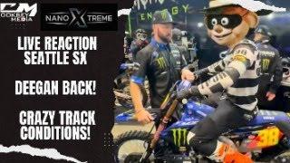 Deegan Back! Wild Track Conditions! Live Seattle Reaction !