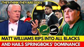 MATT WILLIAMS SLAMS THE ABS AND PUTS THE BOKS AT THE TOP OF WORLD RUGBY | SPRINGBOKS NEWS