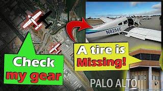 Pilot LOST A WHEEL ON TAKEOFF | "Your right gear is missing"