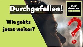 Durchgefallen! Wie geht es jetzt weiter? Das musst du beachten - Führerschein