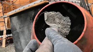 THE PERFECT Mortar mixing recipe for rock walls!!