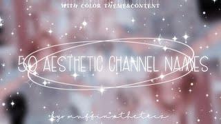 AESTHETIC CUTE UNTAKEN YOUTUBE CHANNEL NAME + COLOR THEME, CONTENT 2022