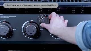 Thermostatic Control Mode to BBQ Mode | MEMBER'S MARK Pro Series 4-Burner Natural Gas Grill