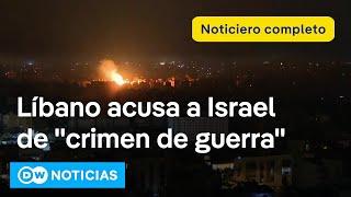  DW Noticias del 25 de octubre: Bombardeo israelí mata 3 periodistas libaneses [Noticiero completo]