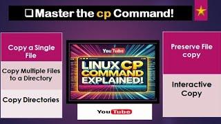 Master the cp Command in Linux.   #cpcommand #linuxcommands #learnlinux