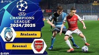 FC 24 - Atalanta vs. Arsenal | UEFA Champions League 24/25 | Full Match | PS5™[4K]