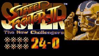 [MS DOS] Super Street Fighter 2 The New Challengers 24-0 DHALSIM
