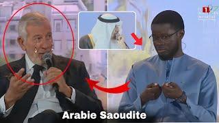 Arabie Saoudite Incroyable Discours du Pr Bassirou Diomaye Faye qui a fait pleurer ce Journaliste.