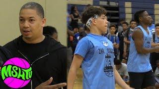 Jaythan Bosch & Zion Harmon TEAM UP with Tyronn Lue watching at NEO Youth Elite Camp