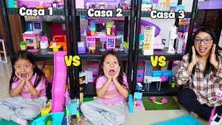 RETO! QUÍEN HIZO la MEJOR CASA para BARBIE