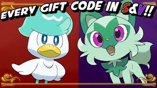 Every gift code in Pokemon Scarlet and Violet: July 2024