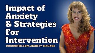 Impact of Anxiety and Mind Body Treatment Strategies to Improve Mental Health
