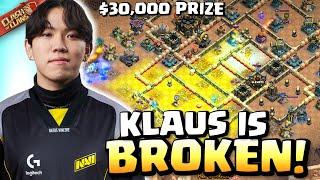 KLAUS breaks Elevate’s NEW “unbreakable” base in $30,000 FINALS! | Clash of Clans