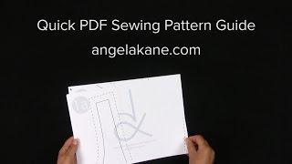 A Quick Guide to PDF Sewing Patterns