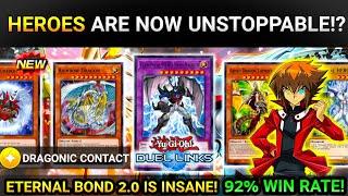 HEROES ARE NOW UNSTOPPABLE!? | BEST HERO DECK!? | NEW SKILL IS INSANE! | 92% WIN RATE! [Duel Links]