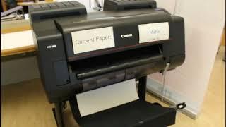 How to use the Library's Large Format Printer