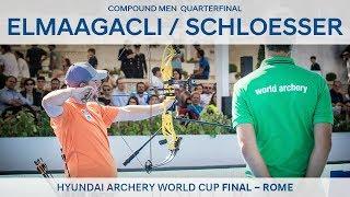 Demir Elmaagacli v Mike Schloesser – Compound Men’s Quarterfinal | Rome 2017