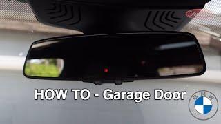 BMW HOW TO - Pair your garage door