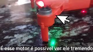 Manutenção do drone  l900 motor com folga parafusos soltos. 