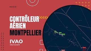 Contrôle Aérien en Action à l'Approche de Montpellier | IVAO Session Intense de 15 Minutes !