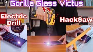 Redmi Note 10 Pro 5G Victus Test & Drop Test | Gorilla Glass Victus vs HackSaw & Electric Drill