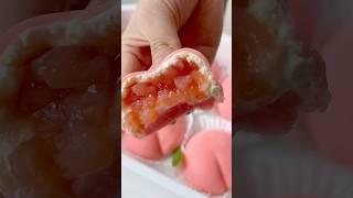 Would you try this peach mochi? #mochi #softmochi #recipe #mochirecipe #peachmochi