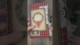 (Sold) Christmas Journal #christmas #christmasjournal #papercraft