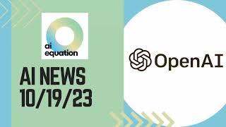 AI News 10/19/23: WHOOP Coach and Visa Ventures