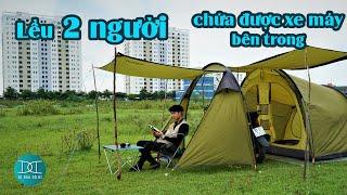 Lều cắm trại 2 người | Lều đi phượt có mái vòm Naturehike Cloud Tourer 2 Motorcycle NH19ZP013