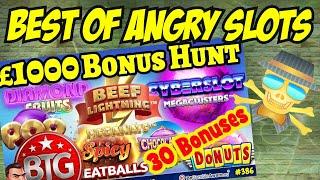 *Marathon* £1000 SLOTS BONUS HUNT - Best Of Angry Slots - 30 BTG Bonuses - Survivor, Pop & more.