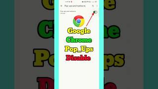 How To Block Pop Up Ads On Chrome||#shorts #viral