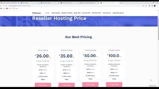 Reseller Hosting Cheap Price with Unlimited cPanel Accounts