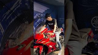 Yamaha R15 V4 Red Colour #v4modified #automobile #newr15v4 #v4lover #rider #indianbikes #newbike