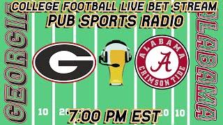 Alabama Crimson Tide vs Georgia Bulldogs LIVE Bet Stream | NCAA Football Week 5 l 9/28/24