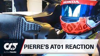 Pierre Gasly's First Reaction To The Scuderia AlphaTauri AT01