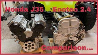 Comparing a Honda J35 to a Chevy Ecotec 2.4L