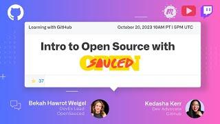 Intro to Open Source with OpenSauced