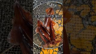 강릉에서 오징어회를 7천 원에 먹을 수 있다 #회도락횟집 #강릉횟집 #강릉중앙시장횟집 #강릉맛집
