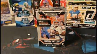 Opening a 2023 Prizm Draft Picks Football Blaster Box