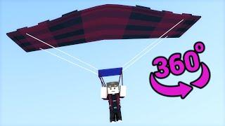 🪂SkyDiving 360° Video - Minecraft VR