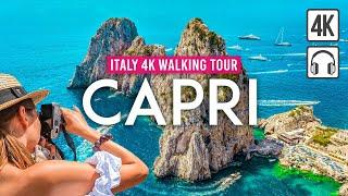 Capri 4K Walking Tour (Italy) - 3h Tour with Captions & Immersive Sound [4K Ultra HD/60fps]